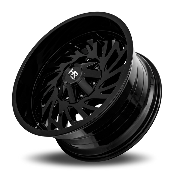 20x10 Hardrock Attack Gloss Black 5x139.7/150 ET-19 wheel/rim