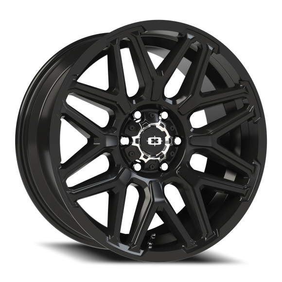 20x9 Vision 305 Rekluse Gloss Black 6x139.7 ET12 CB106.2 Wheel Rim