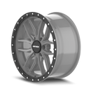 20x9 Mayhem Vector Matte Gunmetal Black Lip 6x135 ET18 CB87.1 Wheel Rim