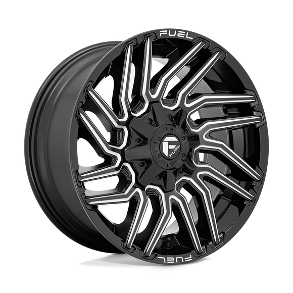 20x10 Fuel Off-Road D773 Typhoon Gloss Black Milled 8x180 ET-18 CB124.2 Wheel