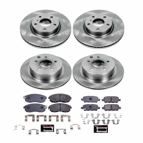 PowerStop Track Day High-Performance Brake Pad and Rotor Kit