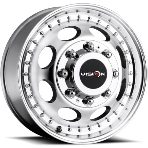 16x6 Vision 181Z Hauler Machined 8x170 ET115 Wheel Rim
