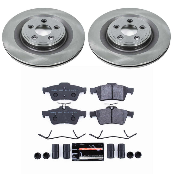 PowerStop Track Day Spec High-Performance Brake Pad and Rotor Kit