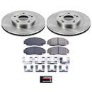 PowerStop OE Stock Replacement Low-Dust Ceramic Brake Pad and Rotor Kit