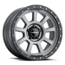 18x9 Vision 350 Ojos Satin Grey Wheel 5x127 ET12 CB78.1