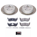 PowerStop Semi-Coated Rotor and Low-Dust Ceramic Brake Pad Kit