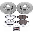 PowerStop Z36 Carbon-Fiber Ceramic Brake Pad with Drilled and Slotted Rotor Kit