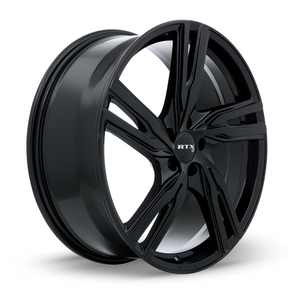 20x8 RTX Gothenburg Gloss Black 5x108 ET45 wheel/rim