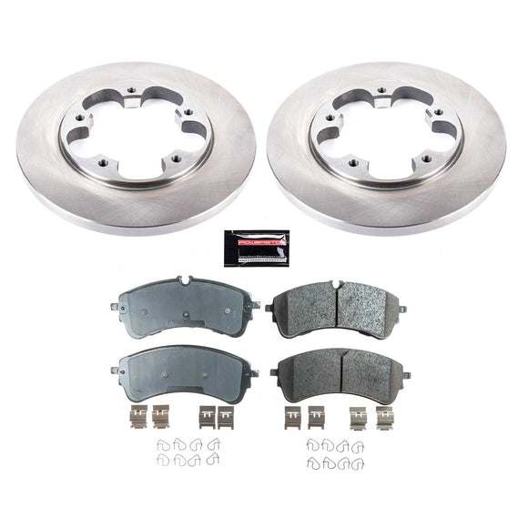 PowerStop OE Stock Replacement Low-Dust Ceramic Brake Pad and Rotor Kit