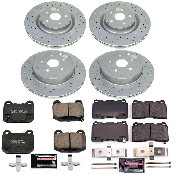 Z23 Daily Driver Premium Carbon-Fiber Ceramic Brake Pad and Fully Coated Rotor K