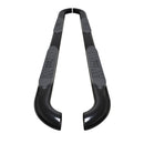 Westin Platinum 4 Oval Nerf Step Bars Powder Coated Black Steel 21-4165
