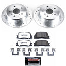 PowerStop Z36 Carbon-Fiber Ceramic Brake Pad with Drilled and Slotted Rotor Kit