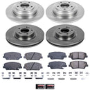PowerStop OE Stock Replacement Low-Dust Ceramic Brake Pad and Rotor Kit