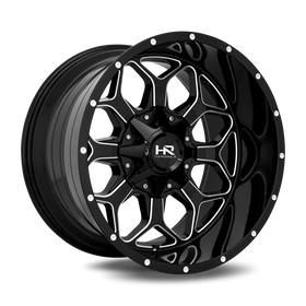 20x12 Hardrock Indestructible Gloss Black Milled 8x165.1 ET-51 wheel/rim - 0