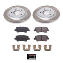 PowerStop Semi-Coated Rotor and Low-Dust Ceramic Brake Pad Kit