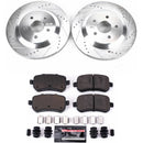 PowerStop Z23 Daily Driver Carbon-Fiber Ceramic Brake Pad and Drilled & Slotted