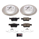 PowerStop Semi-Coated Rotor and Low-Dust Ceramic Brake Pad Kit