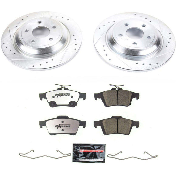 PowerStop Z26 Street Performance Ceramic Brake Pad and Drilled & Slotted Rotor K