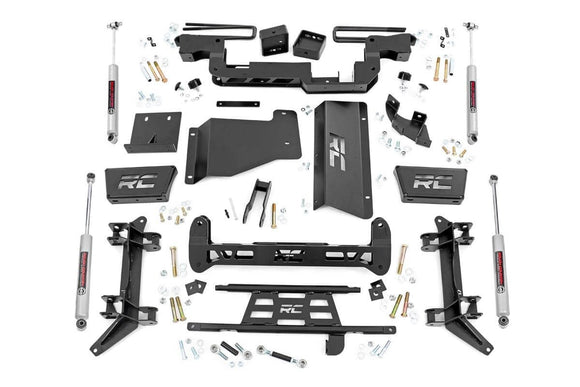 Rough Country 6" Lift Kit 8-Lug For Chevy C2500 K2500 C3500 K3500 Truck 88-00