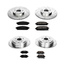 PowerStop Z23 Daily Driver Carbon-Fiber Ceramic Brake Pad and Drilled & Slotted