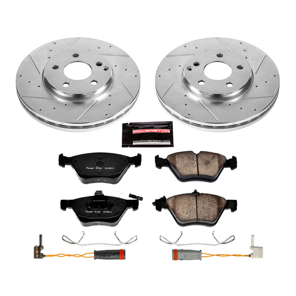 PowerStop Z23 Daily Driver Carbon-Fiber Ceramic Brake Pad and Drilled & Slotted