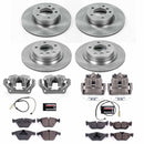 PowerStop OE Stock Replacement Low-Dust Ceramic Brake Pad, Rotor and Caliper Kit