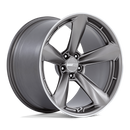 20x11 AME TTF Matte Anthracite With Machined Lip 5X115 -6 5.76 72.56 Wheel/Rim-1