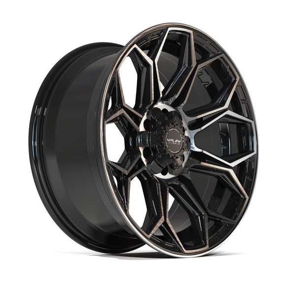 4Play Gen3 4P83 20x9 Black Brushed Face Tinted Wheel 6x139.7 ET0 CB106.1