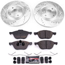 PowerStop Z23 Daily Driver Carbon-Fiber Ceramic Brake Pad and Drilled & Slotted