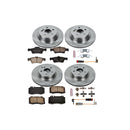 PowerStop OE Stock Replacement Low-Dust Ceramic Brake Pad and Rotor Kit