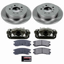 PowerStop OE Stock Replacement Low-Dust Ceramic Brake Pad, Rotor and Caliper Kit