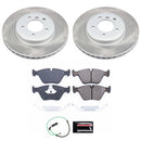 PowerStop Semi-Coated Rotor and Low-Dust Ceramic Brake Pad Kit