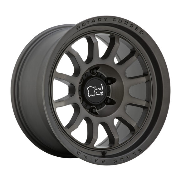 17X9.5 Black Rhino RAPID Matte Brushed Gunmetal 5X127 ET-18 wheel/rim