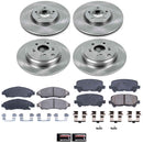 PowerStop OE Stock Replacement Low-Dust Ceramic Brake Pad and Rotor Kit
