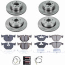PowerStop OE Stock Replacement Low-Dust Ceramic Brake Pad and Rotor Kit