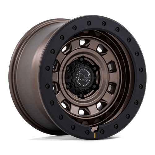 17x9 Black Rhino BR023 Xplorer Burnt Bronze W/ Matte Black Lip 5x127 ET-12 Wheel