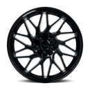 18x8 Katana KR09 Glossy Black Wheel 5x112 ET40 CB73.1