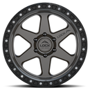 17x9 Lock Off-Road Olympus Matte Gray Black Ring 6x139.7 6x5.5 ET-35 Wheel-2