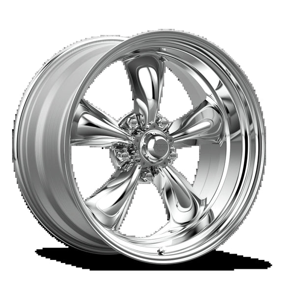 16x8 American Racing Torq Thrust II 1 Pc Polished Wheel 5x114.3 16-8 ET10