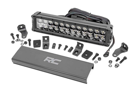 Rough Country Black Series LED Light 12" Dual Row White DRL