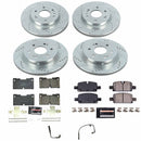PowerStop Z23 Daily Driver Carbon-Fiber Ceramic Brake Pad and Drilled & Slotted