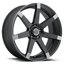 24x9.5 Vision 9042 Sultan Matte Black with Anthracite Spoke Ends 5x120 ET15 CB74