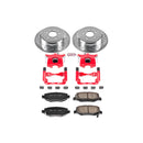 PowerStop Z23 Daily Driver Carbon-Fiber Ceramic Pads Drilled & Slotted Rotor & C