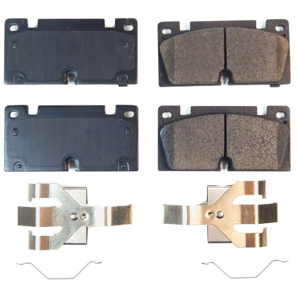 PowerStop Z17 Evolution Ceramic Brake Pads With Hardware