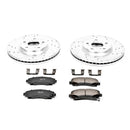 PowerStop Z23 Daily Driver Carbon-Fiber Ceramic Brake Pad and Drilled & Slotted