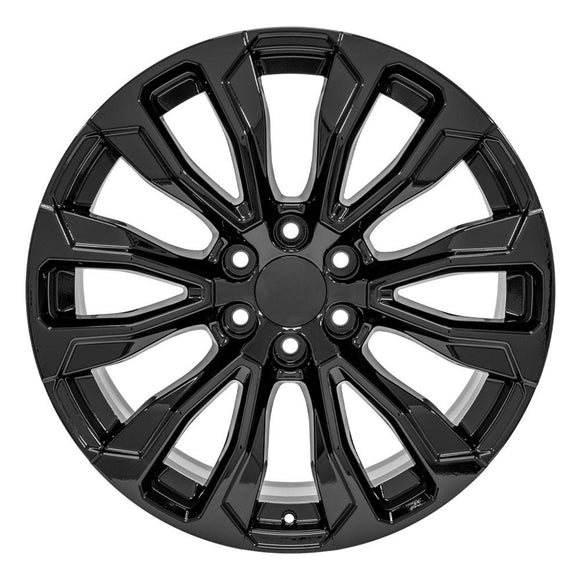 22" Replica CV30 fits GMC Yukon 1500 22x9 Gloss Black
