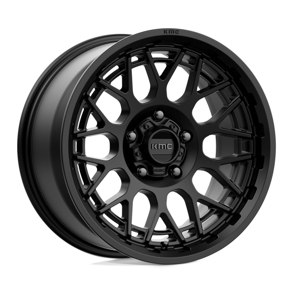 17X8.5 KMC KM722 TECHNIC Satin Black 5X127 ET18 wheel/rim