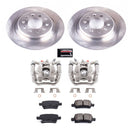 PowerStop OE Stock Replacement Low-Dust Ceramic Brake Pad, Rotor and Caliper Kit