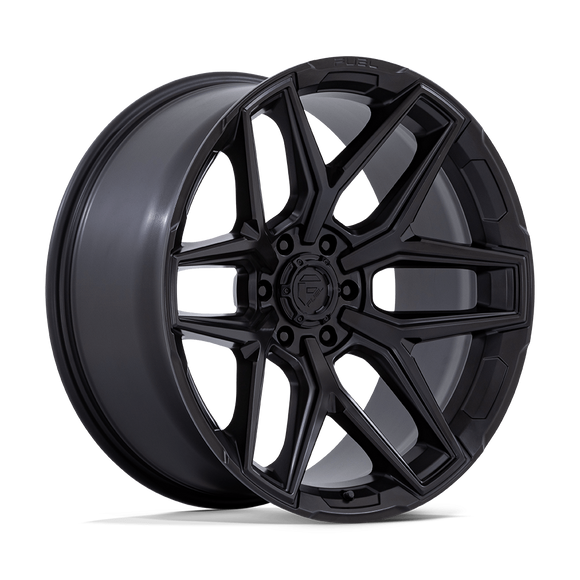 20x9 Fuel Off-Road Flux Black 6x139.7 ET1 CB106.1 Wheel Rim
