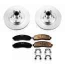 PowerStop Genuine Geomet Coated Rotor and Low-Dust Ceramic Brake Pad Kit